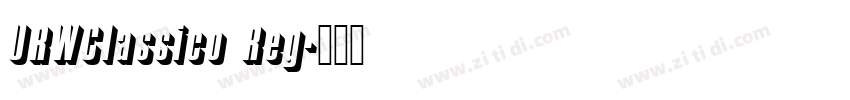 URWClassico Reg字体转换